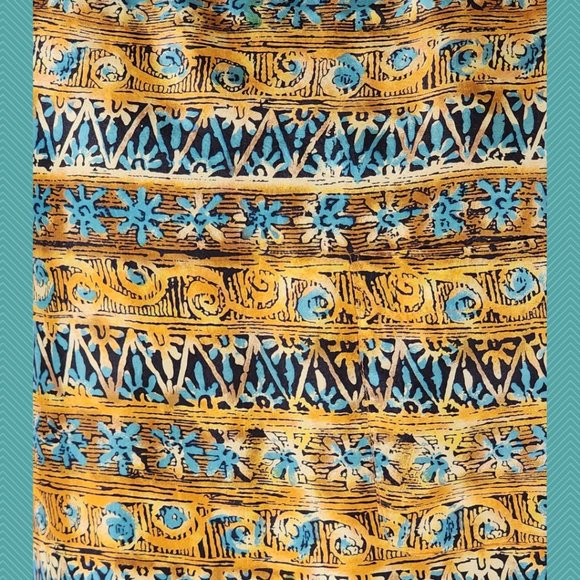 Diane Gilman Abstract Floral Printed 100% Silk Tank - Picture 2 of 5